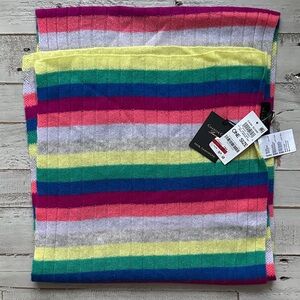 Charter Club Multicolor 100% Cashmere Scarf NWT